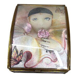 Handcrafted Via Vermont Music Box Through The Eyes Of Love Marilyn Ward Vintage